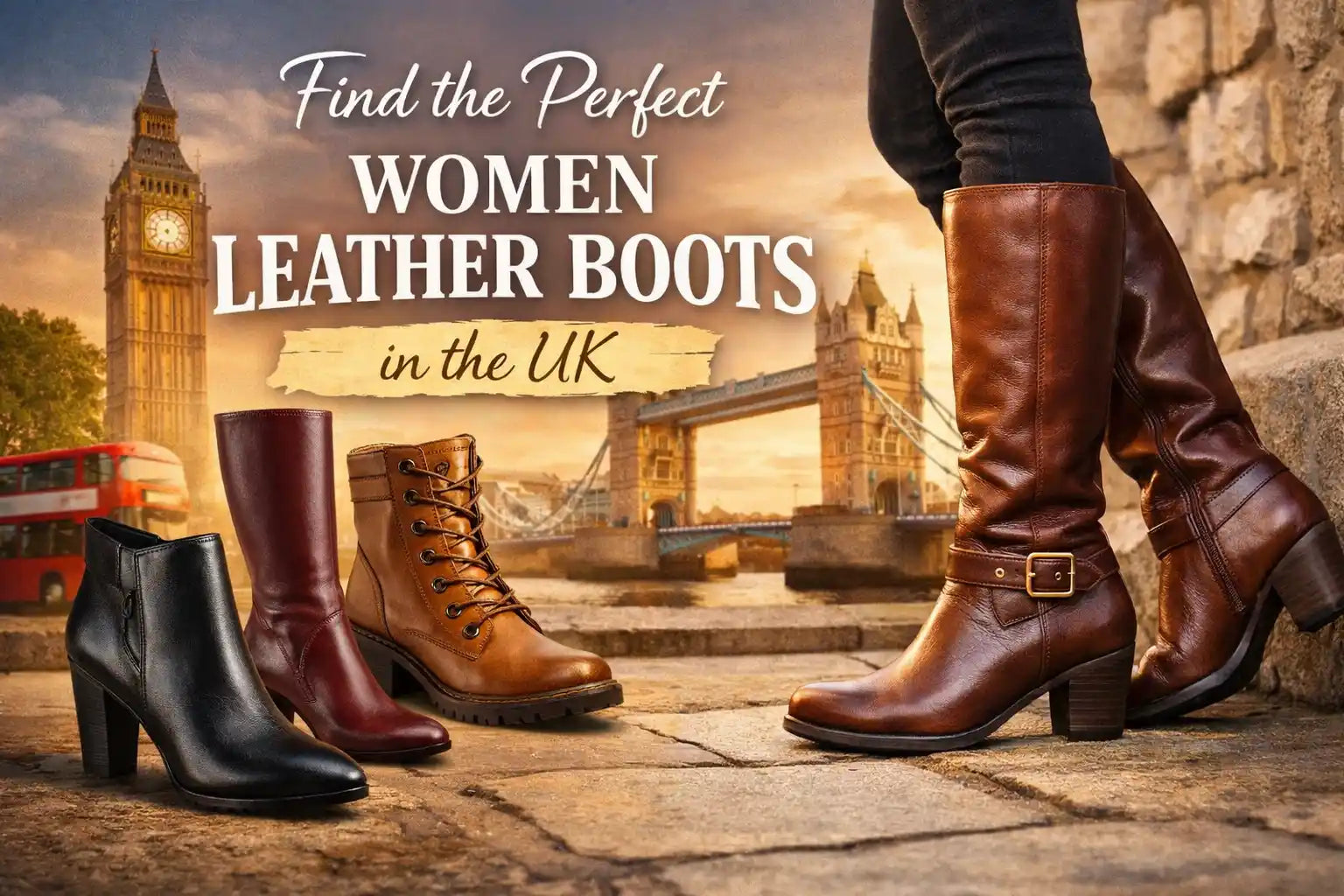 Find the Perfect Women's Leather Boots in the UK