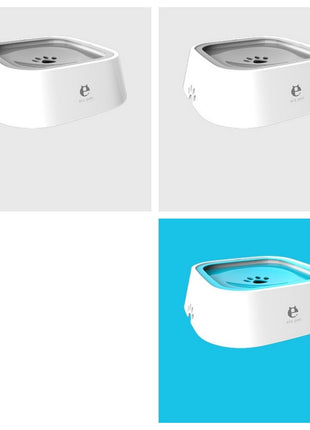1.5L Cat Dog Water Bowl Carried Floating Bowl Anti-Overflow Slow Water Feeder Dispenser Pet Fountain ABS&amp;PP Dog Supplies