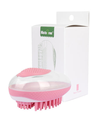 Dog Cat Bath Brush 2-in-1 Pet SPA Massage Comb Soft Silicone Pets Shower Hair Grooming Cmob Dog Cleaning Tool Pet Products