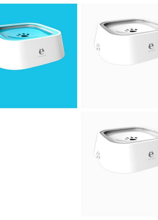 1.5L Cat Dog Water Bowl Carried Floating Bowl Anti-Overflow Slow Water Feeder Dispenser Pet Fountain ABS&amp;PP Dog Supplies