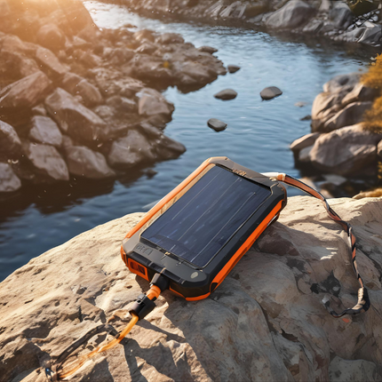 Waterproof Solar Power Bank 50000mAh Outdoor Wireless by zapcart