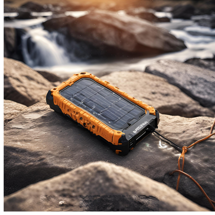 Waterproof Solar Power Bank 50000mAh Outdoor Wireless by zapcart