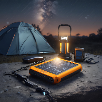 Waterproof Solar Power Bank 50000mAh Outdoor Wireless by zapcart
