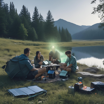 Waterproof Solar Power Bank 50000mAh Outdoor Wireless by zapcart