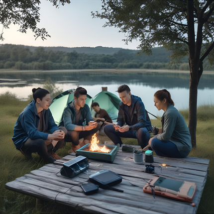 Waterproof Solar Power Bank 50000mAh Outdoor Wireless by zapcart