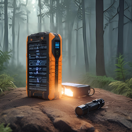 Waterproof Solar Power Bank 50000mAh Outdoor Wireless by zapcart
