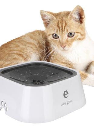 1.5L Cat Dog Water Bowl Carried Floating Bowl Anti-Overflow Slow Water Feeder Dispenser Pet Fountain ABS&amp;PP Dog Supplies