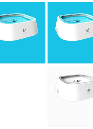 1.5L Cat Dog Water Bowl Carried Floating Bowl Anti-Overflow Slow Water Feeder Dispenser Pet Fountain ABS&amp;PP Dog Supplies