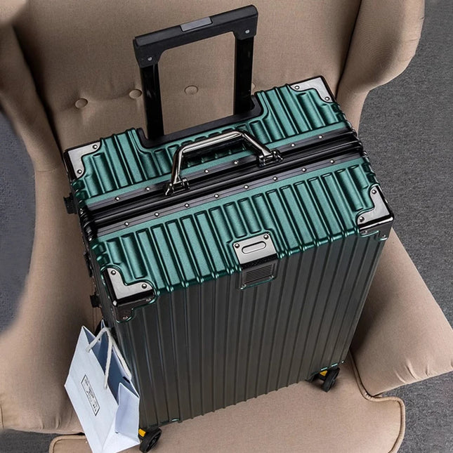 Aluminum Frame Luggage For Students Spacious Large Capacity by zapcart