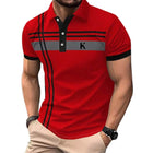 DINGSHITECN Mens Rugby Polo Shirt Short Sleeve Casual by zapcart