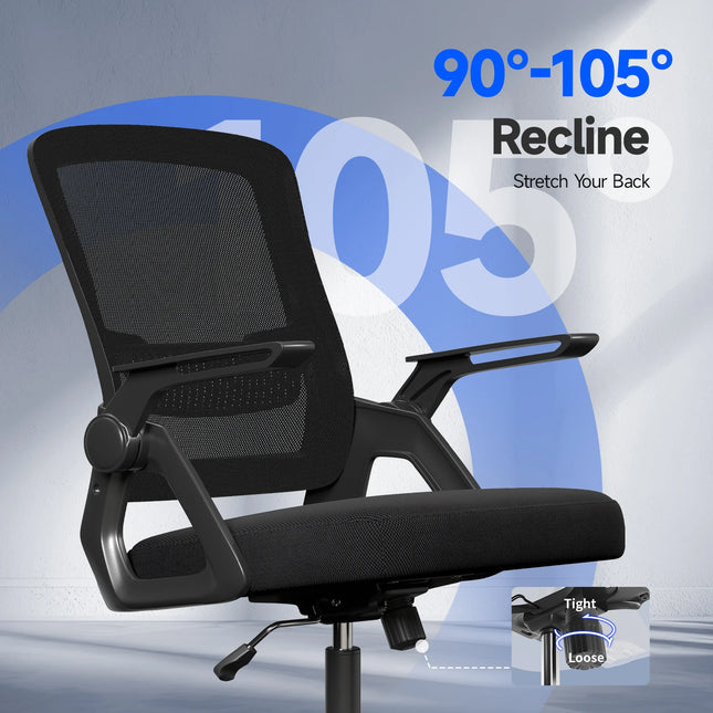 GartistGO Office Chair Ergonomic Office Desk Chair Swivel Computer Chair Mid-Back Mesh Chair for Home Office Gaming chair by zapcart