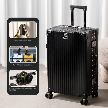 Aluminum Frame Luggage For Students Spacious Large Capacity by zapcart