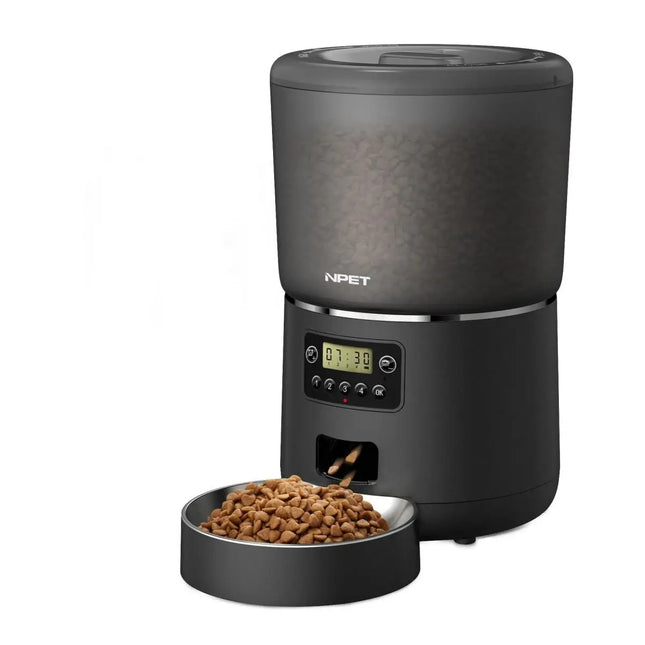 NPET Smart Pet Feeder 4L For Cats And Dogs 1 To 9 Portions