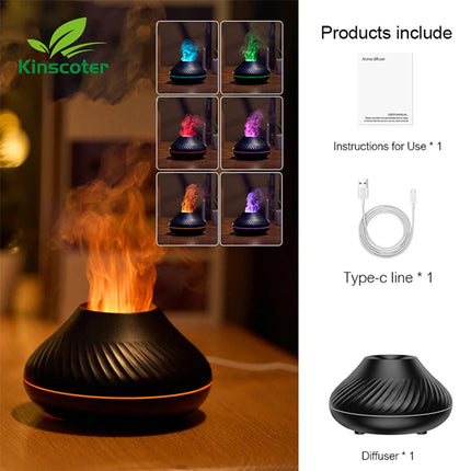 Kinscoter Aroma Diffuser USB Ultrasonic Humidifier Bedroom