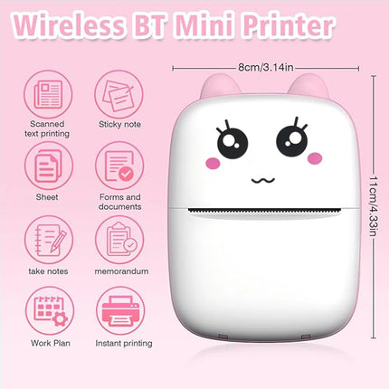 GerTong Portable Bluetooth Thermal Printer for Android iOS by zapcart