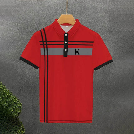 DINGSHITECN Mens Rugby Polo Shirt Short Sleeve Casual by zapcart