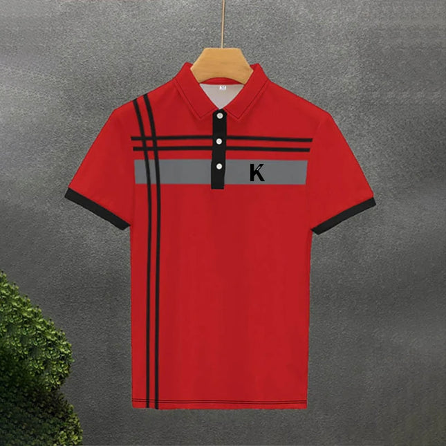 DINGSHITECN Mens Rugby Polo Shirt Short Sleeve Casual by zapcart