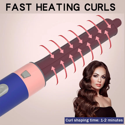 5 In 1 Curling Stick Set Fast Heating For All Hair Types by zapcart