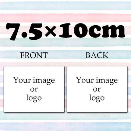 JIMITU Custom Thank You Cards Full Color Double Sided Biz by zapcart