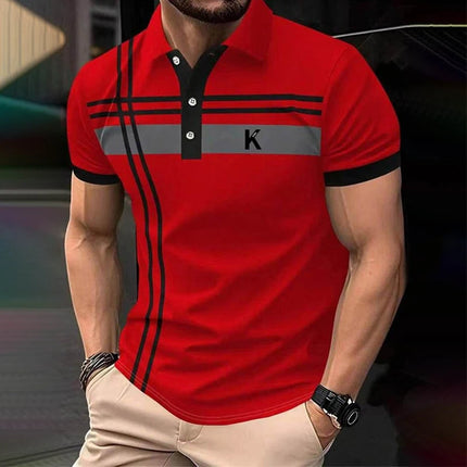 DINGSHITECN Mens Rugby Polo Shirt Short Sleeve Casual by zapcart