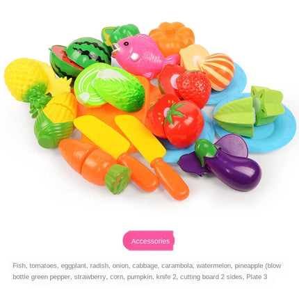 Educational Kids Kitchen Cutting Fruit Set 6 10 13 24 Pcs by zapcart