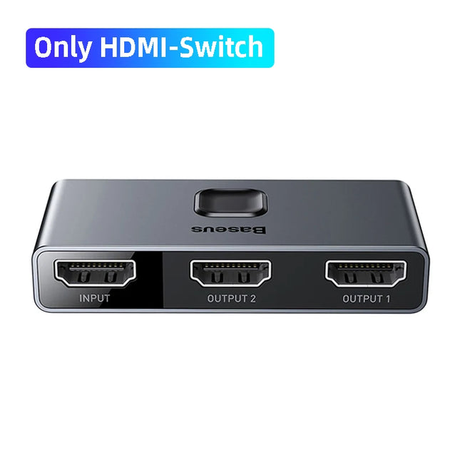 Baseus 4K HDMI Switch For Xiaomi Mi Box PS4 TV Box 1x2 by zapcart