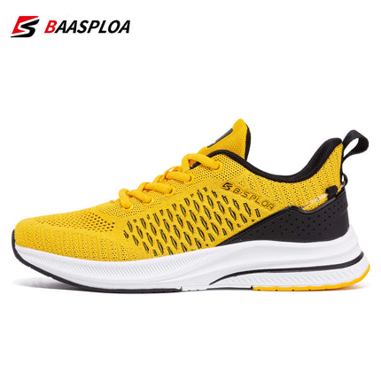 BAASPLOA Men Breathable Mesh Running Shoes Non Slip Comfort by zapcart