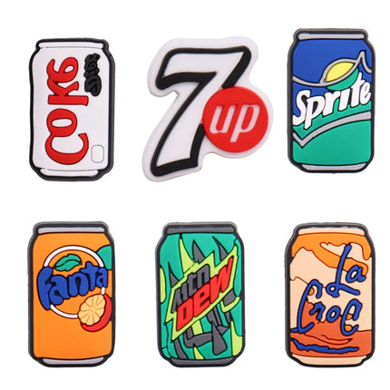 Happye TiTi Kids PVC Cute Cartoon Shoe Charms 6 Pack by zapcart