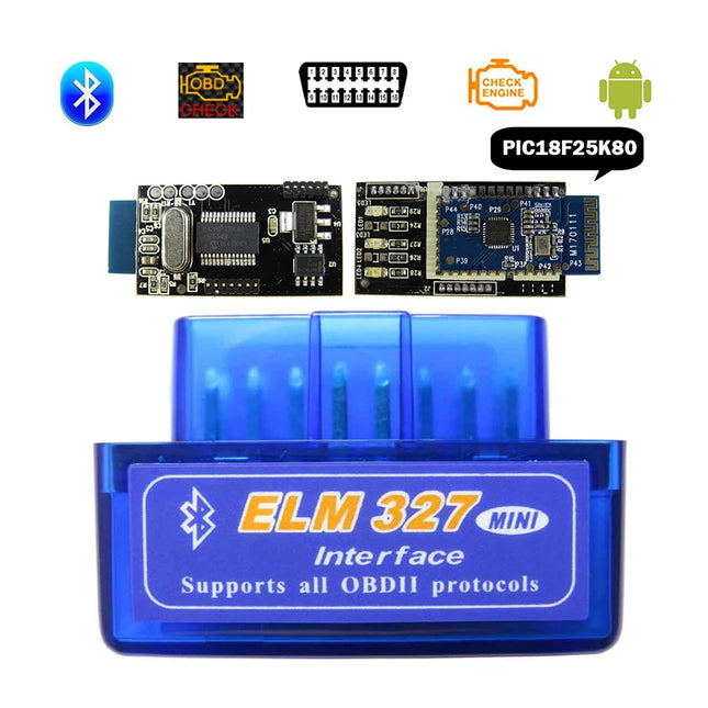 ELM327 OBD2 Scanner Bluetooth Portable For Android Mechanics by zapcart