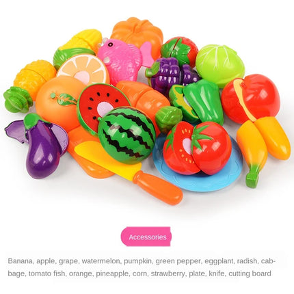 Educational Kids Kitchen Cutting Fruit Set 6 10 13 24 Pcs by zapcart