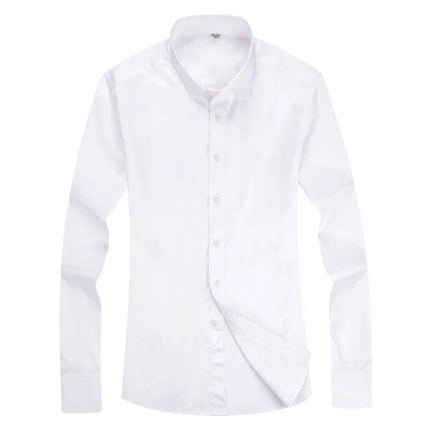 Qj Cinga Men Slim Fit Formal Shirt Square Collar 5XL by zapcart