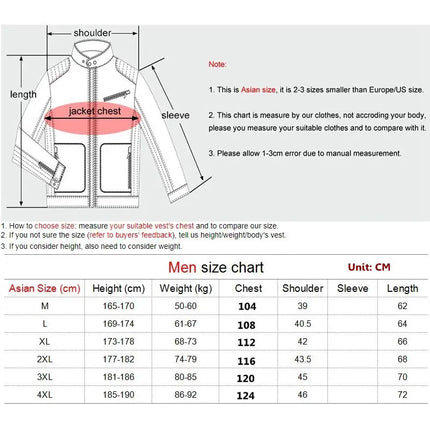Aiwetin Graphene 9 Zone Heated Jacket For Men Women Camping by zapcart