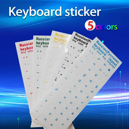 BUBM Keyboard Letter Stickers Waterproof Durable For Laptop by zapcart