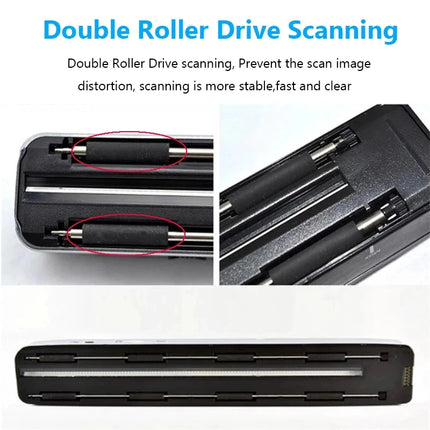 Mini iScan Portable Scanner 1050DPI Wand A4 For Business WiFi by zapcart