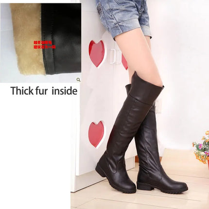 Attack on Titan Cosplay Boots for Women Over the Knee by zapcart