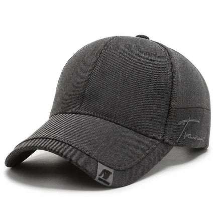 Northwood Mens Solid Cotton Baseball Cap Sun Protection