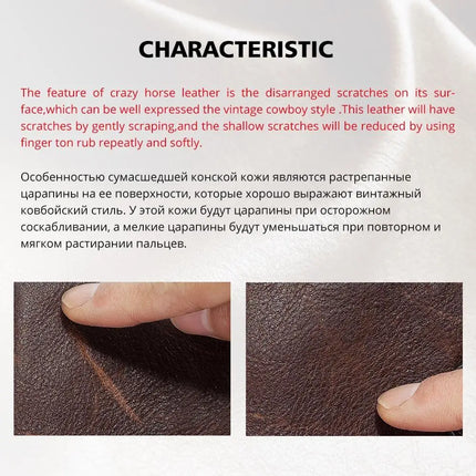 HUMERPAUL Genuine Leather Mens Shoulder Bag Large Capacity by zapcart