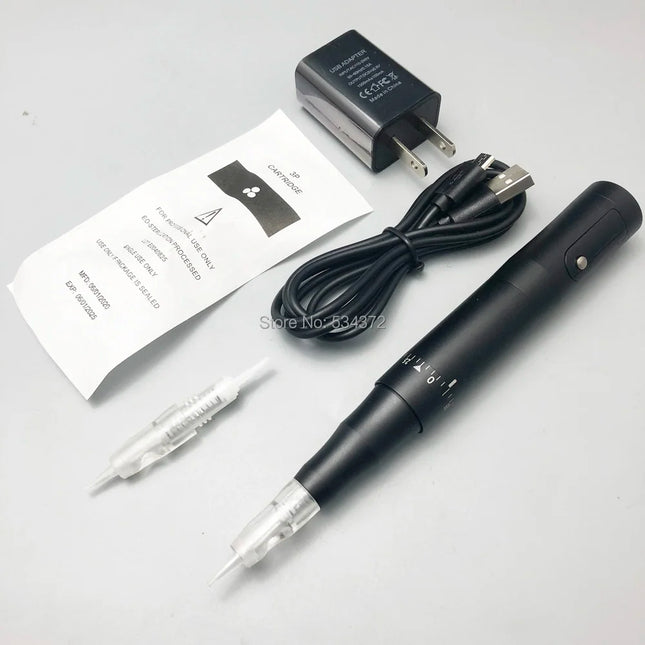 Wireless PMU Eyebrow Tattoo Machine Four Colors Cordless Pro by zapcart