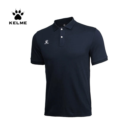 KELME Mens Training Polo Shirt Breathable Running Tee by zapcart