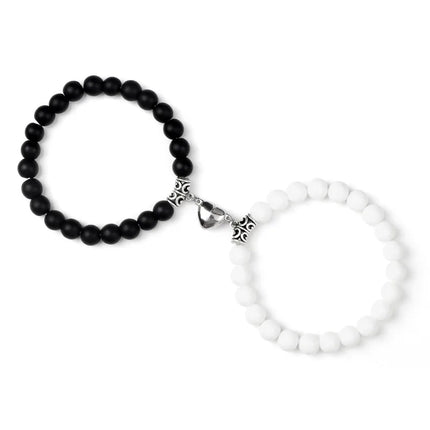 Reliatonny Natural Stone Beads Bracelet For Lovers Magnet by zapcart
