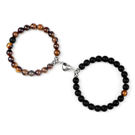 Reliatonny Natural Stone Beads Bracelet For Lovers Magnet by zapcart