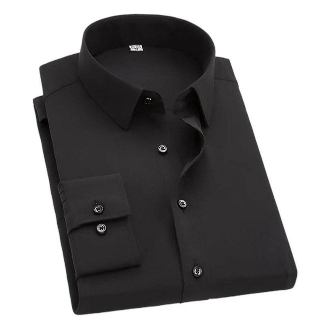 Qj Cinga Men Slim Fit Formal Shirt Square Collar 5XL by zapcart