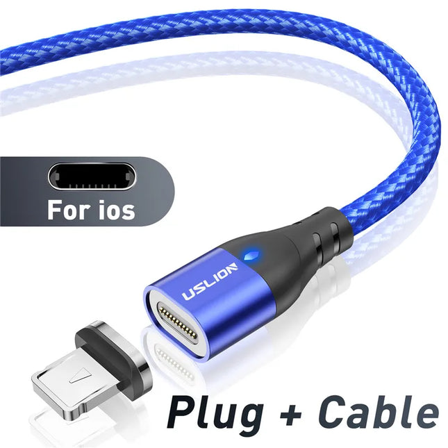 USLION Magnetic Charger Cable For iPhone Fast Charge by zapcart