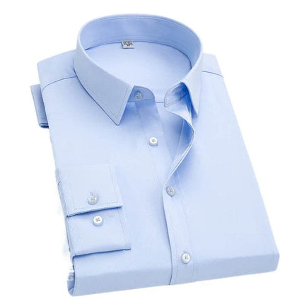 Qj Cinga Men Slim Fit Formal Shirt Square Collar 5XL by zapcart