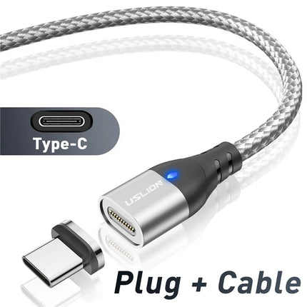USLION Magnetic Charger Cable For iPhone Fast Charge by zapcart