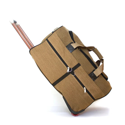 GraspDream Study Abroad Lightweight Canvas Trolley Bag 26In by zapcart