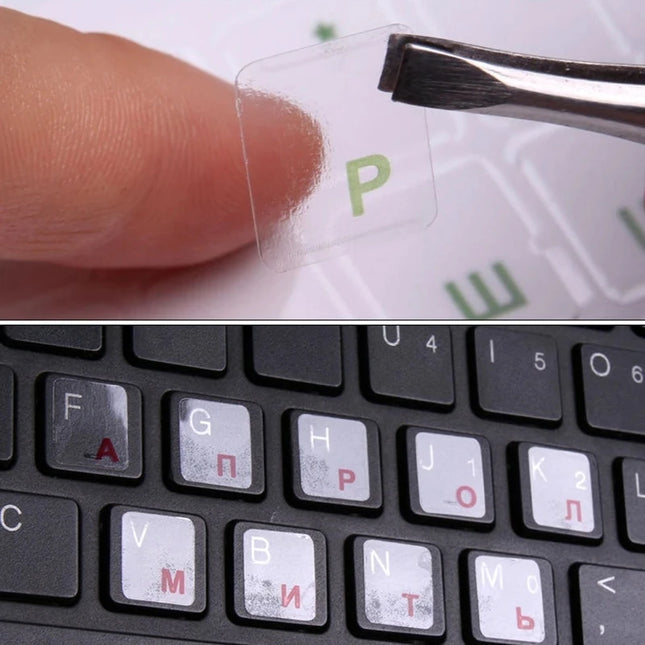 BUBM Keyboard Letter Stickers Waterproof Durable For Laptop by zapcart