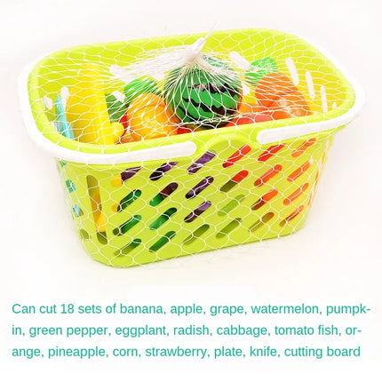 Educational Kids Kitchen Cutting Fruit Set 6 10 13 24 Pcs by zapcart