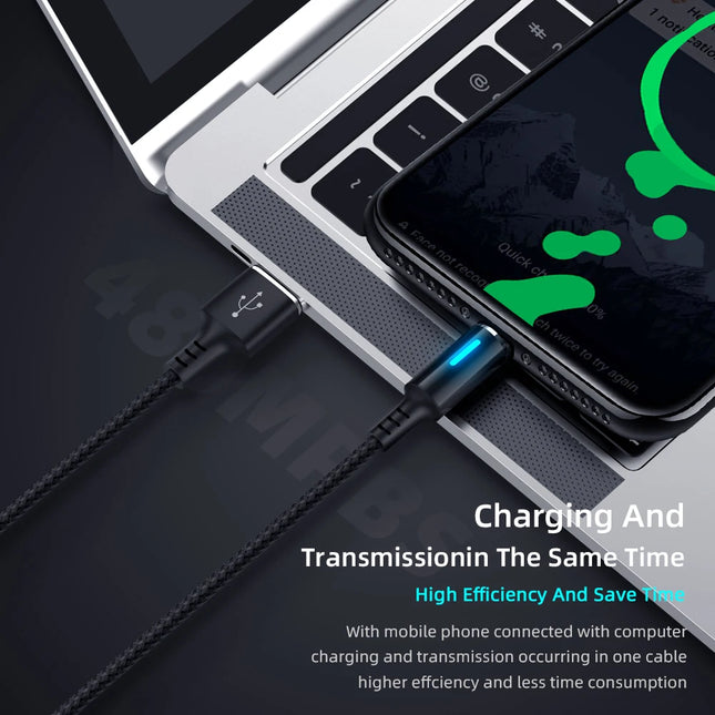 Maerknon Micro USB Cable Fast Charging 3A LED Android by zapcart
