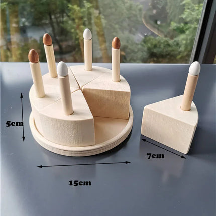 Jumpsecret Kids Montessori Wooden Sorting Cups With Beads